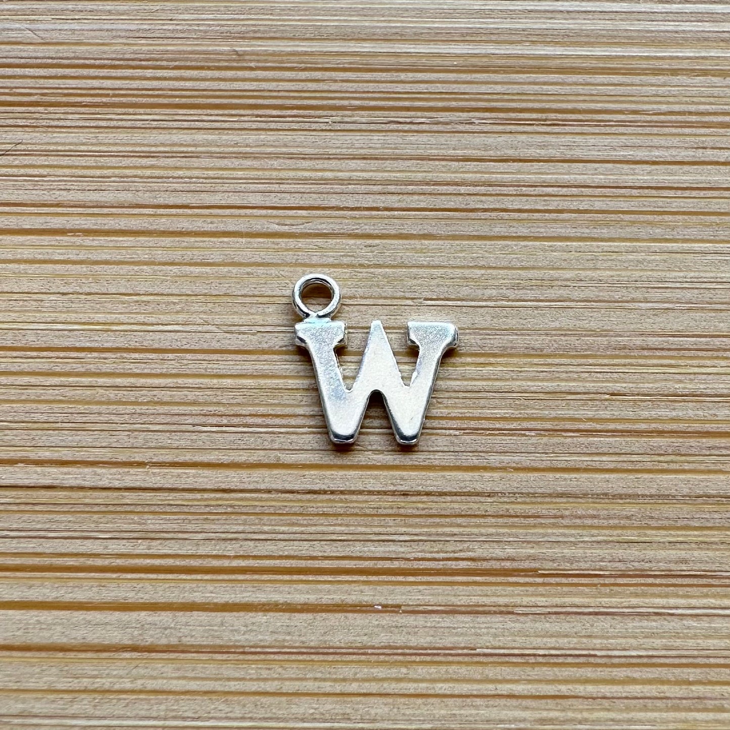 925 Sterling Silver Letter Charm