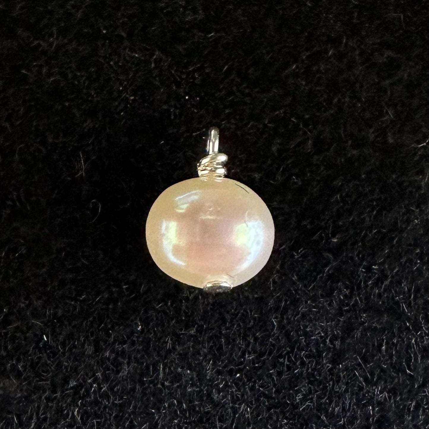 925 Sterling Silver Pearl Charm