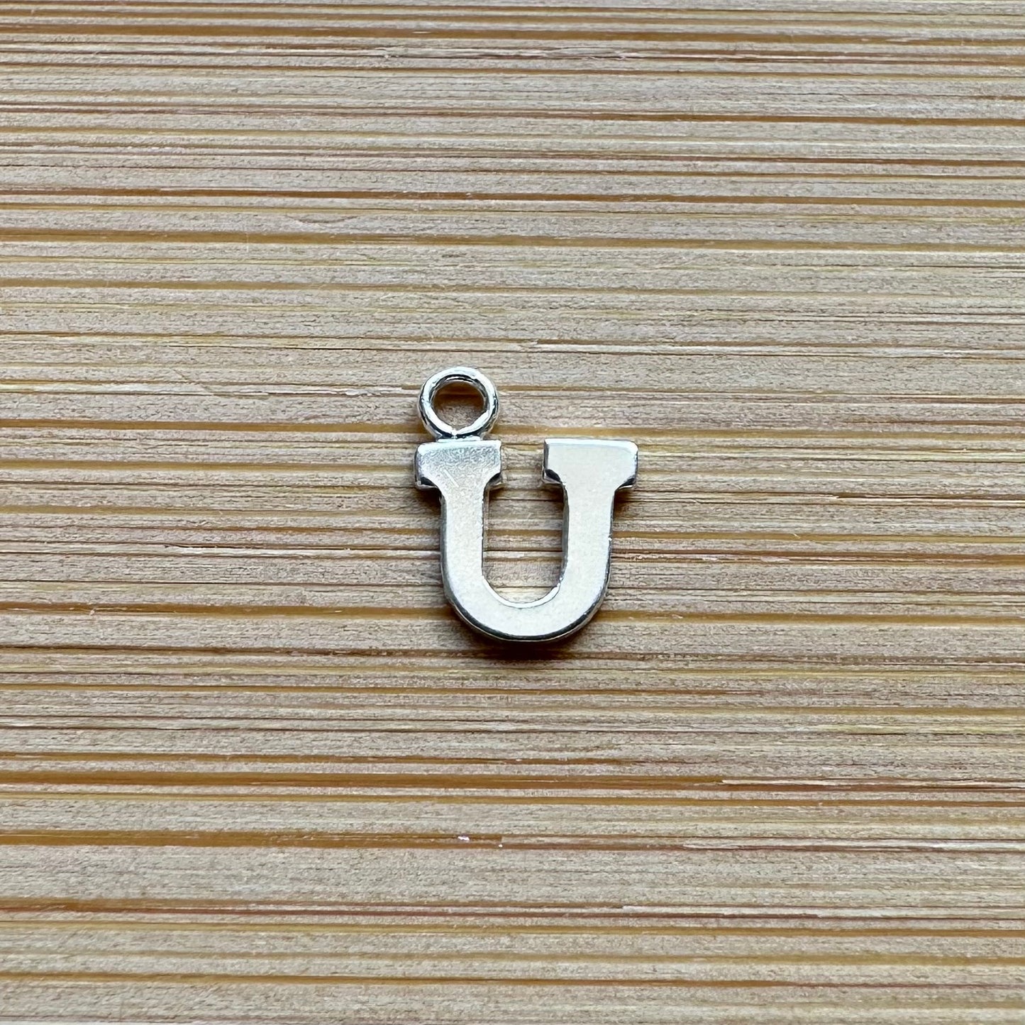 925 Sterling Silver Letter Charm