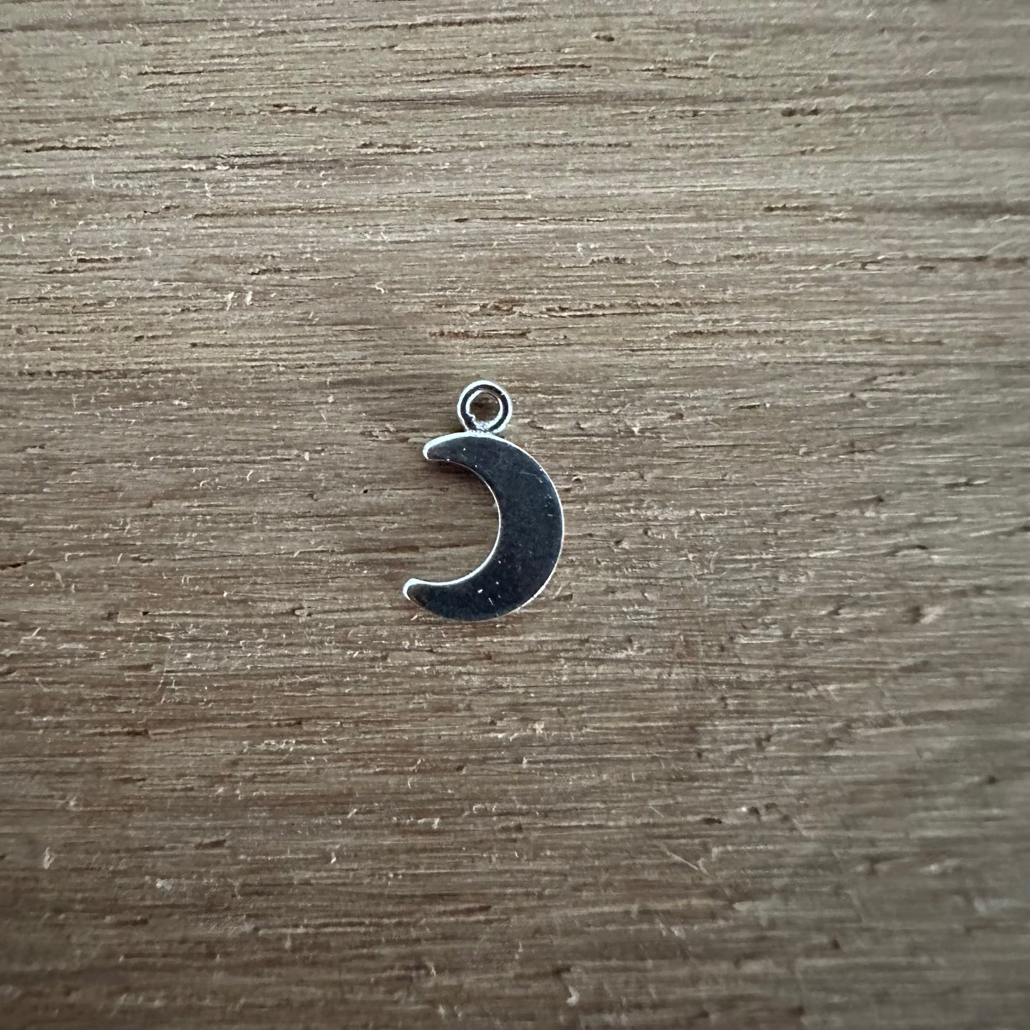 925 Sterling Silver Moon Charm