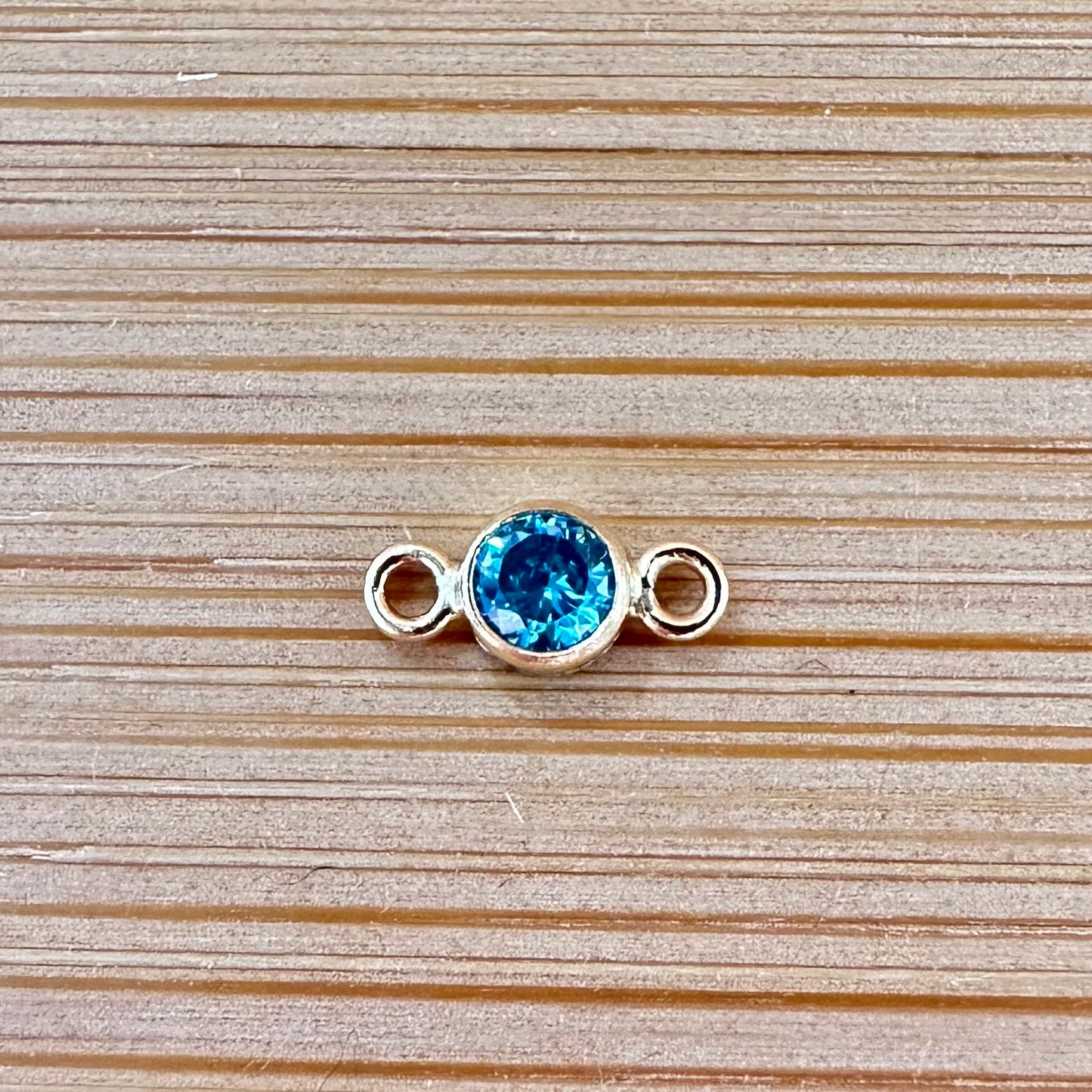 14K Gold Filled Birthstone Connector