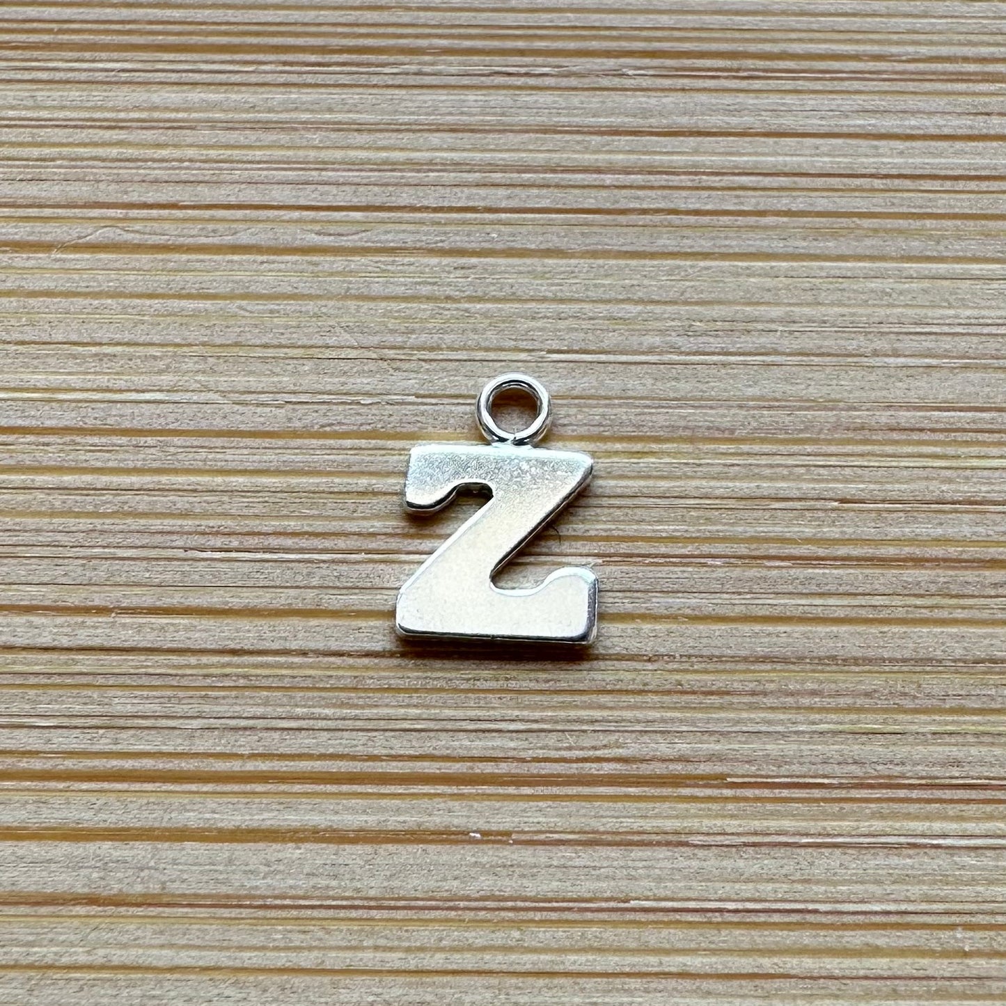 925 Sterling Silver Letter Charm