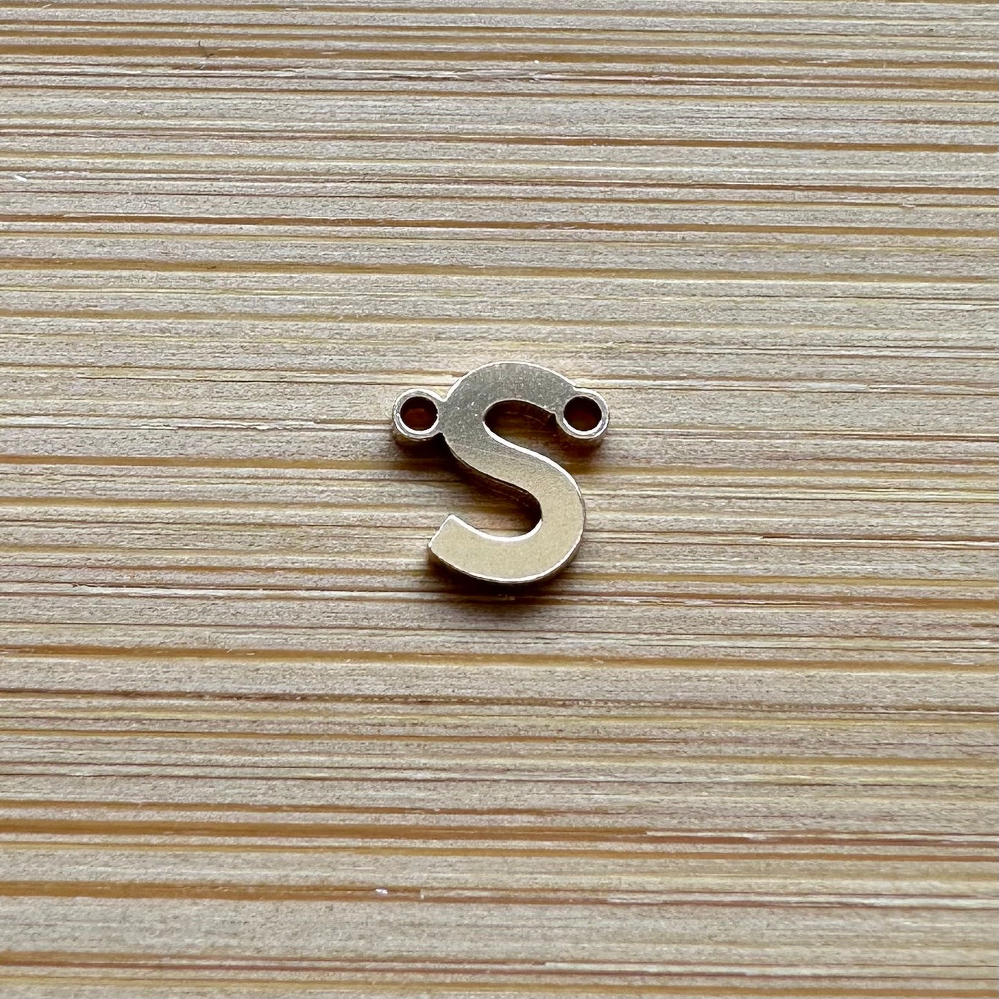 14K Gold Filled Letter Connector