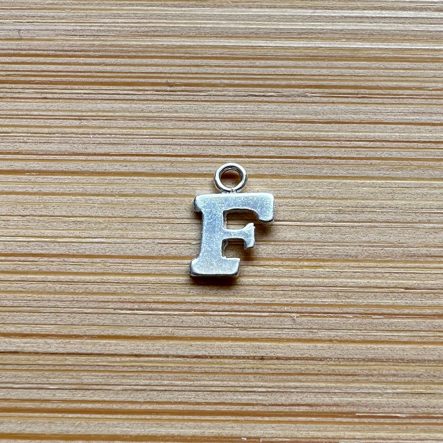 925 Sterling Silver Letter Charm