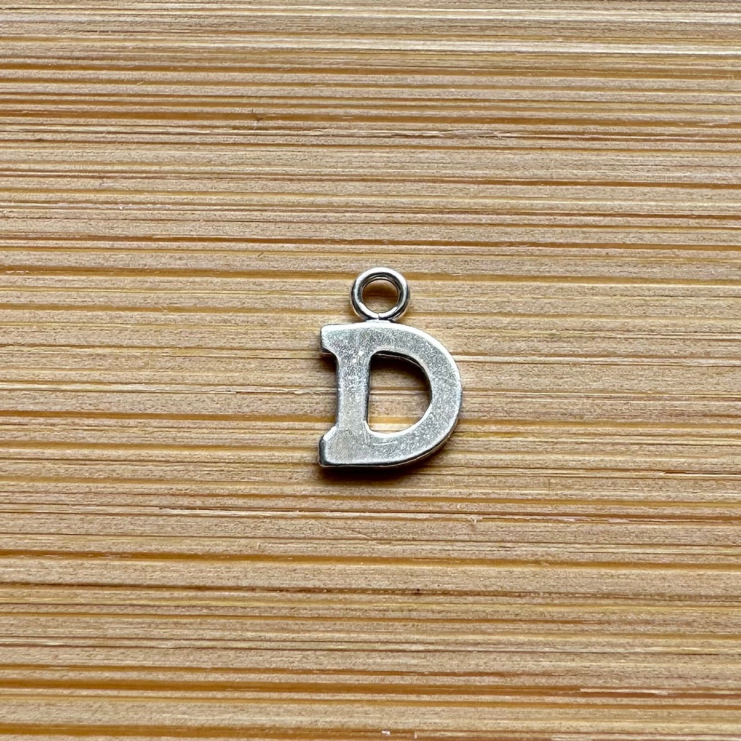 925 Sterling Silver Letter Charm