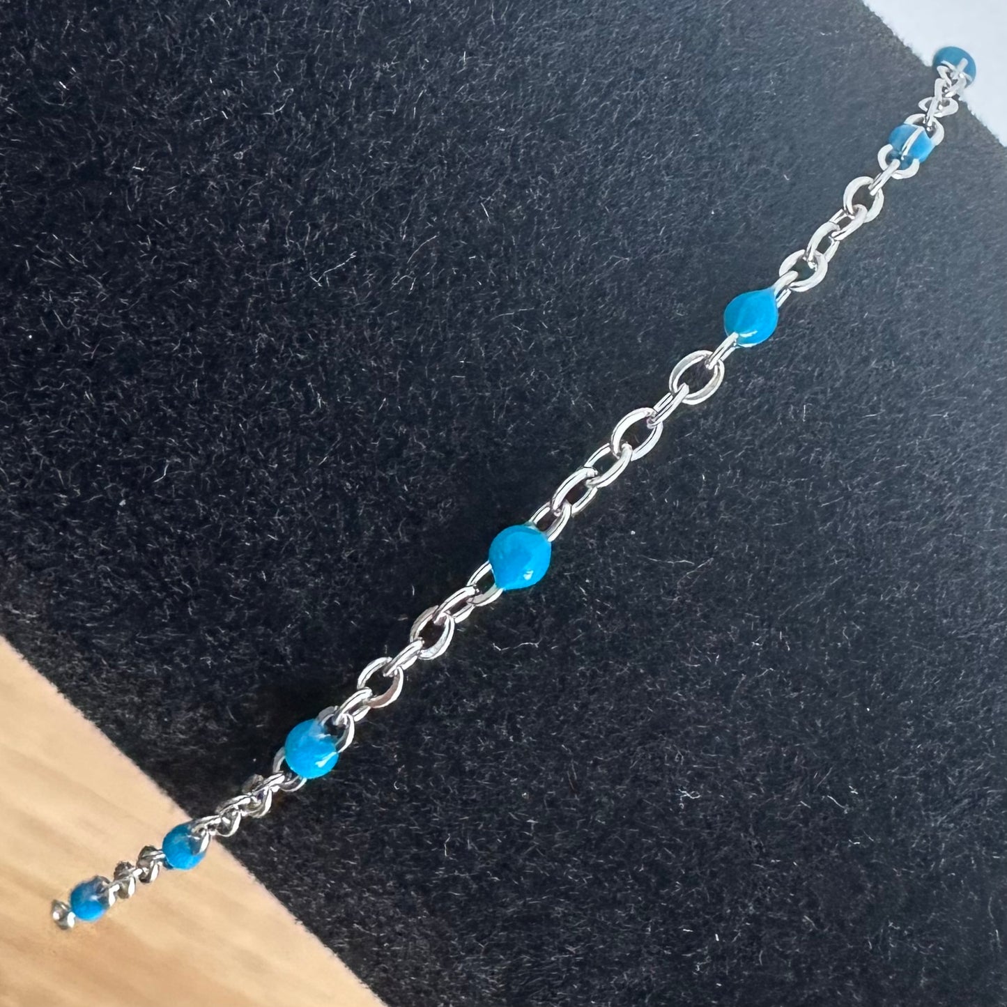 Stainless Steel Enamel Beaded Chain