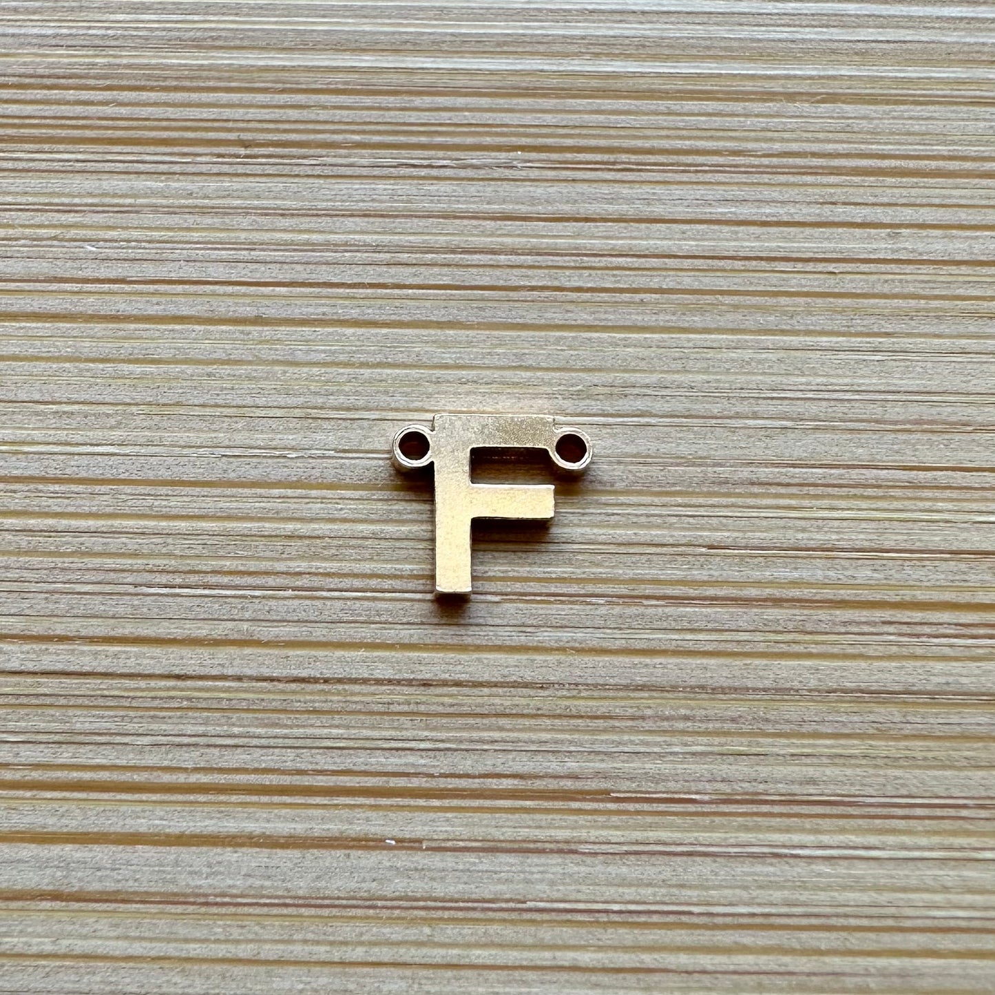 14K Gold Filled Letter Connector