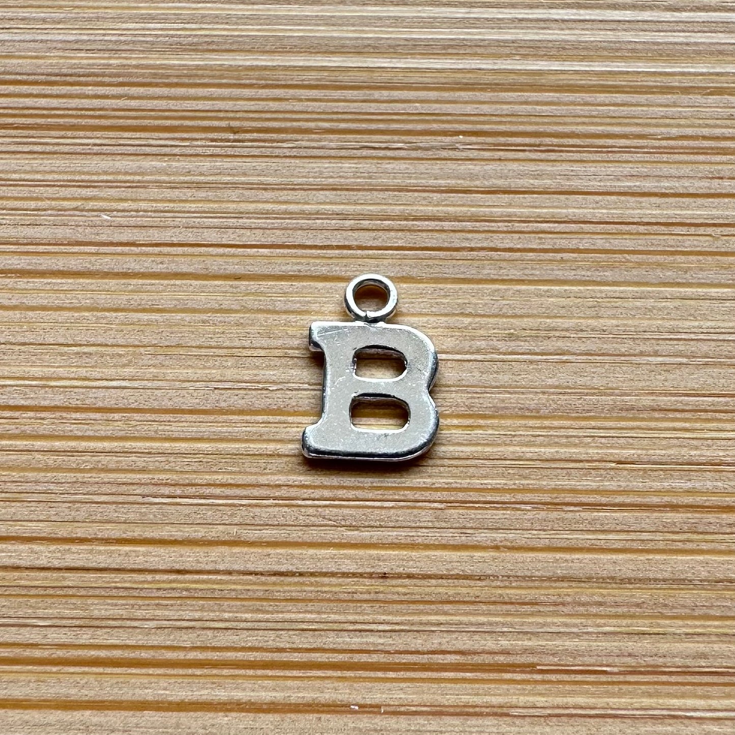 925 Sterling Silver Letter Charm