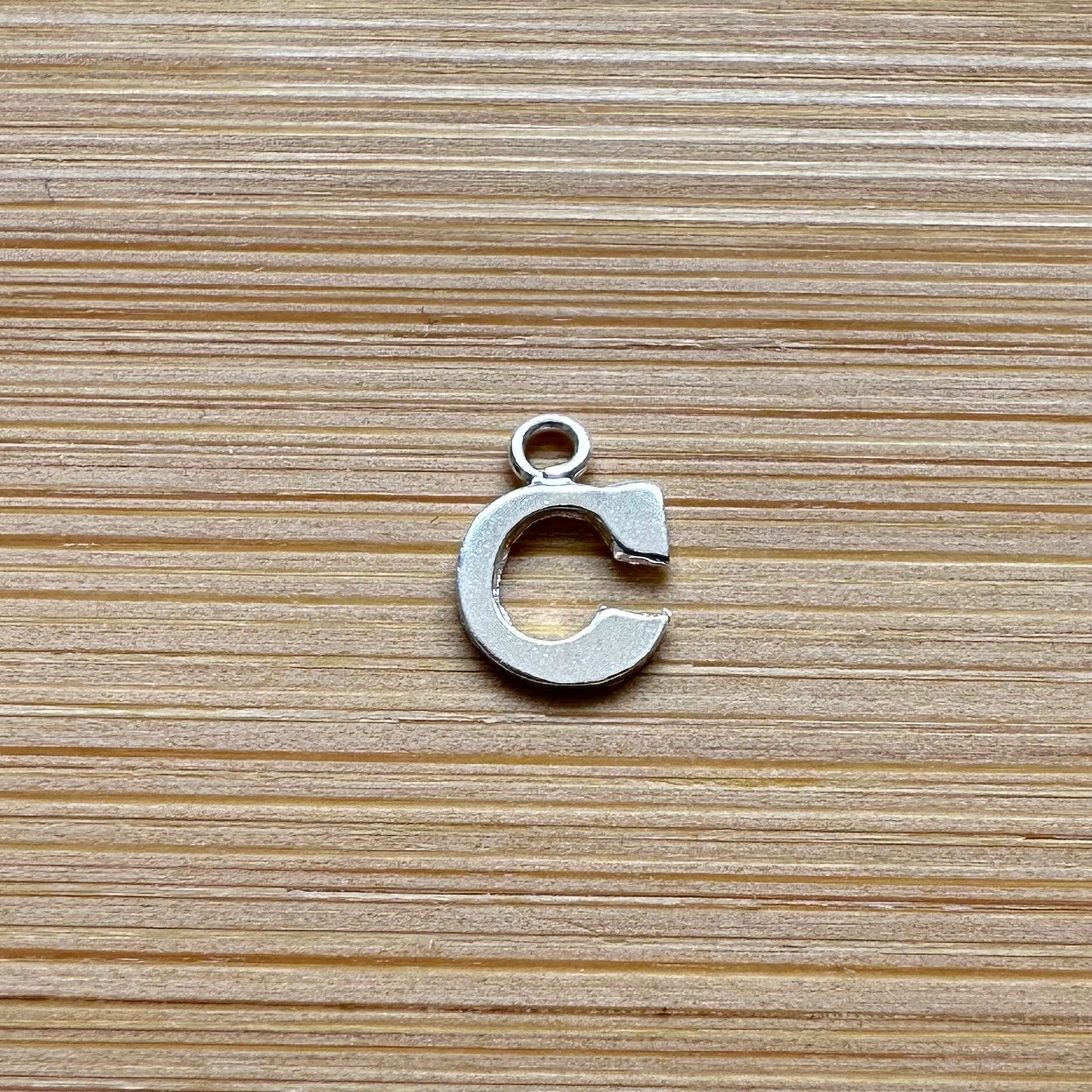 925 Sterling Silver Letter Charm