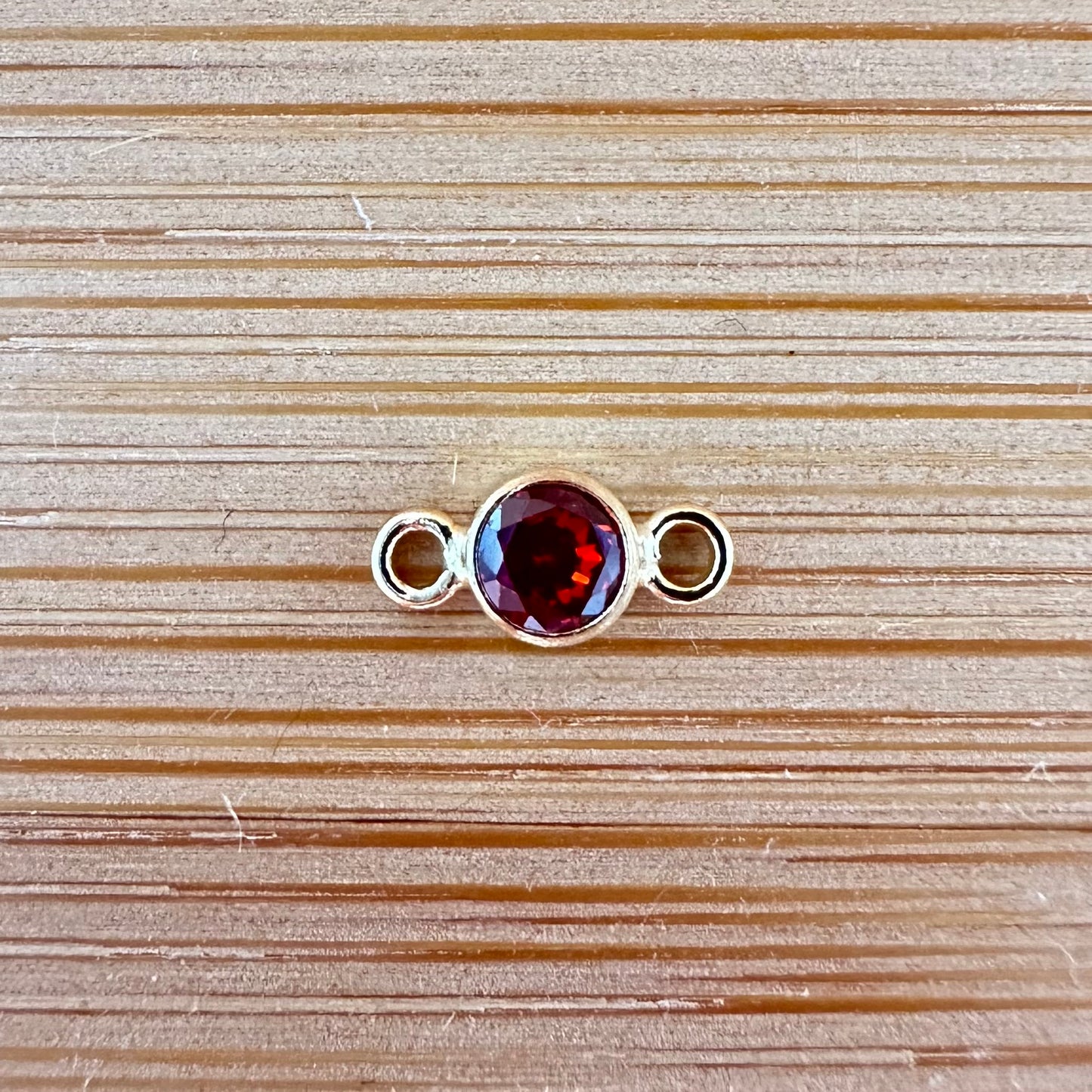 14K Gold Filled Birthstone Connector