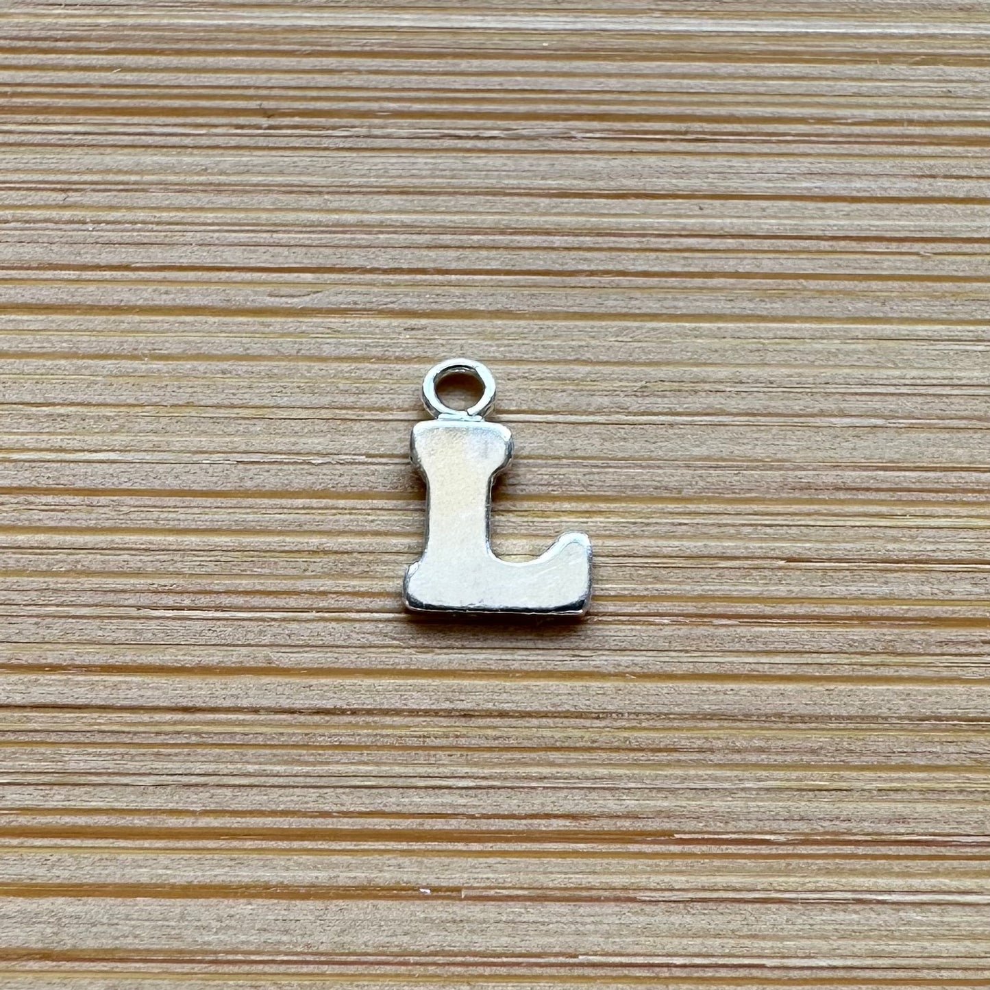 925 Sterling Silver Letter Charm