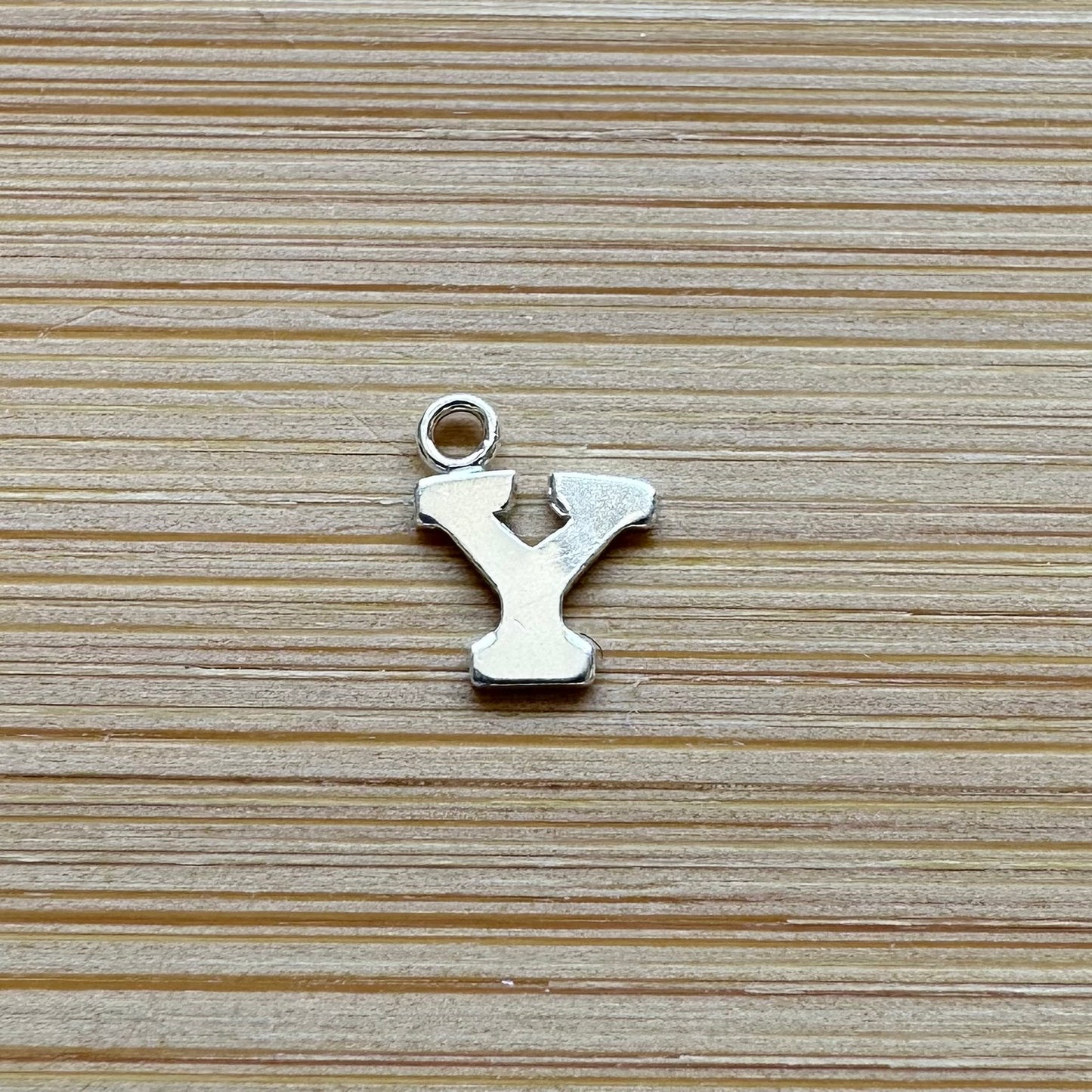 925 Sterling Silver Letter Charm