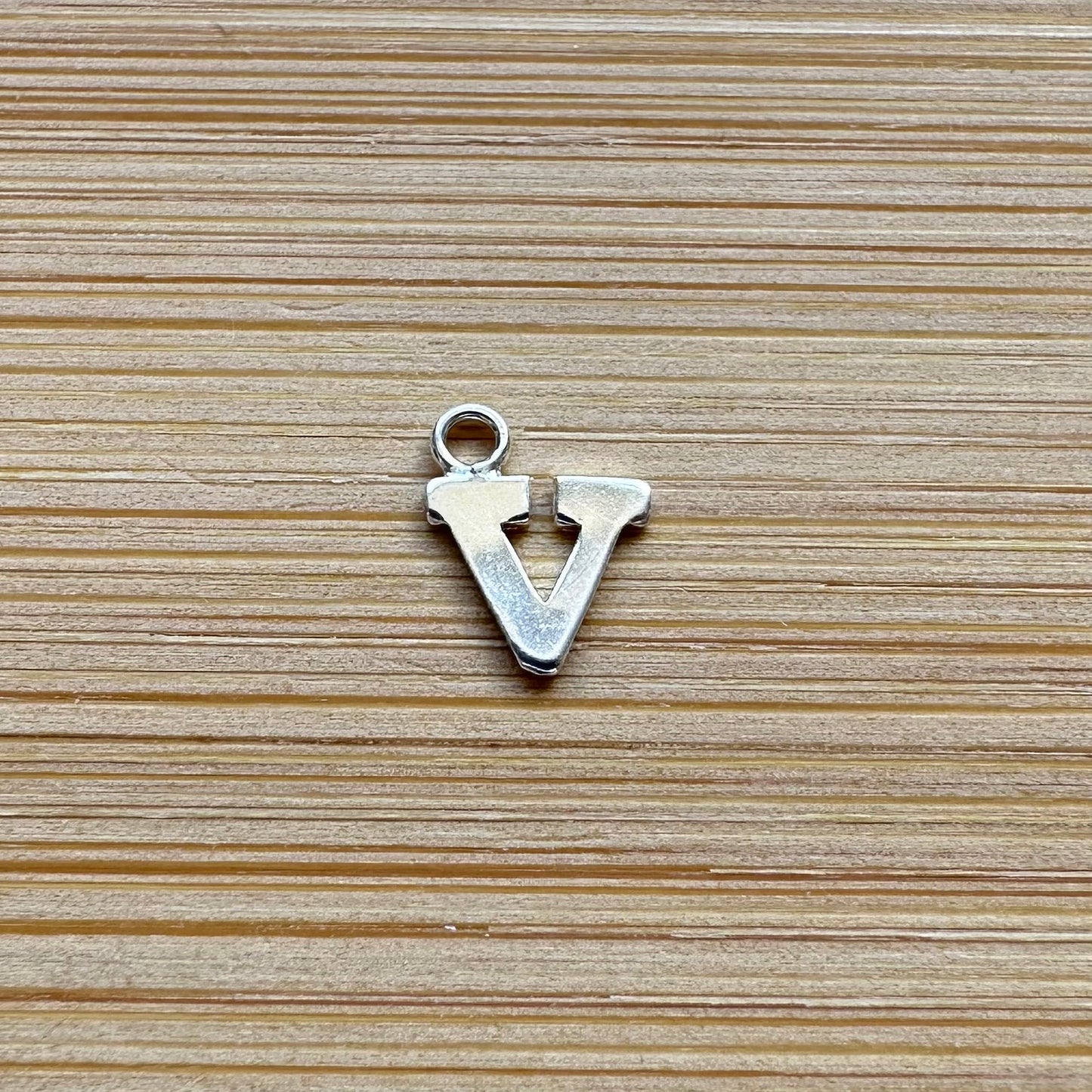 925 Sterling Silver Letter Charm