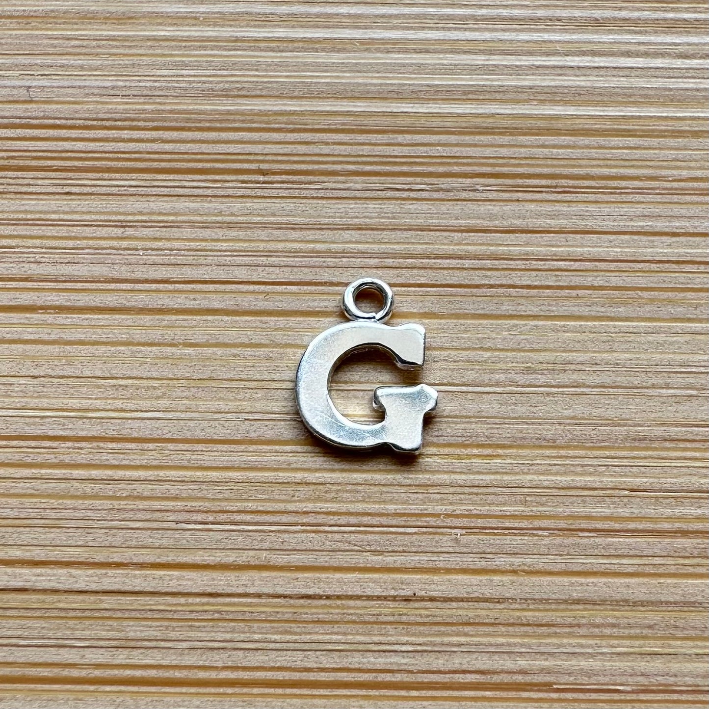 925 Sterling Silver Letter Charm