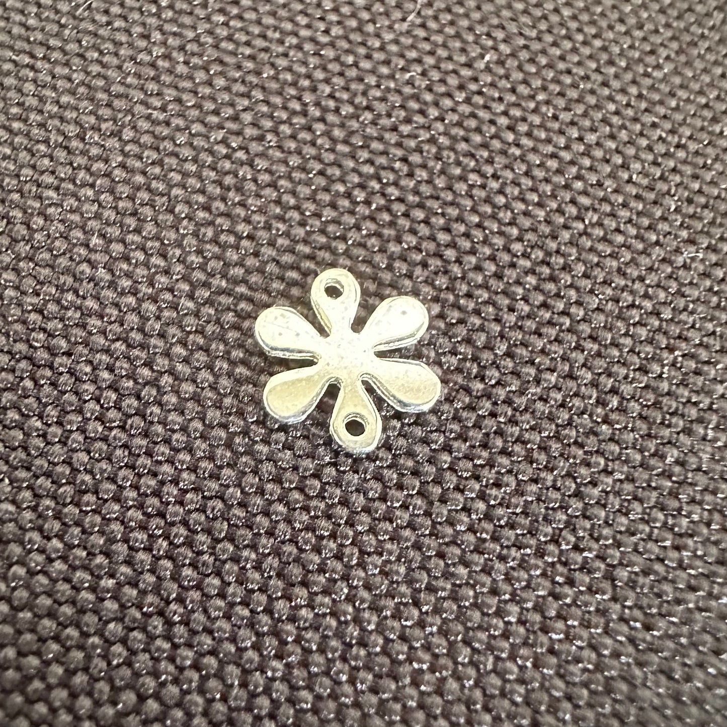 925 Sterling Silver Flower Connector