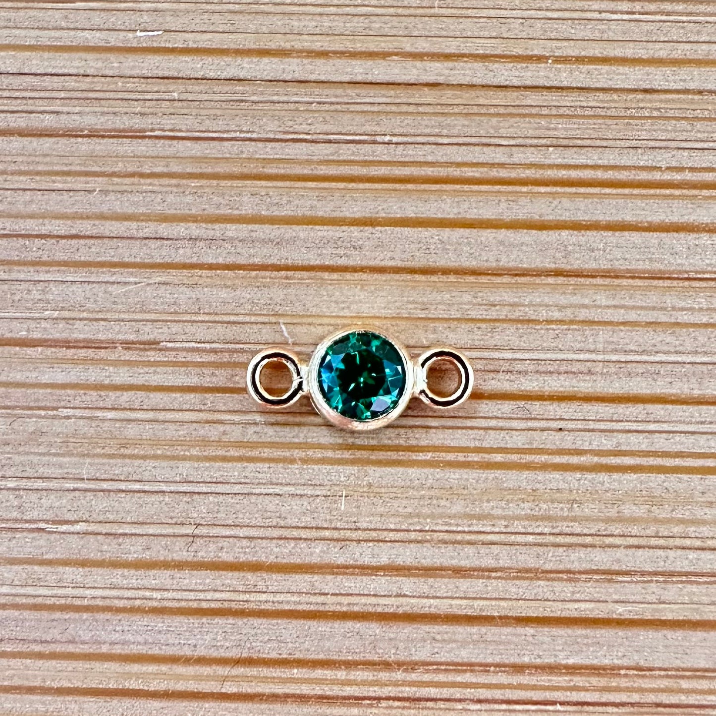 14K Gold Filled Birthstone Connector