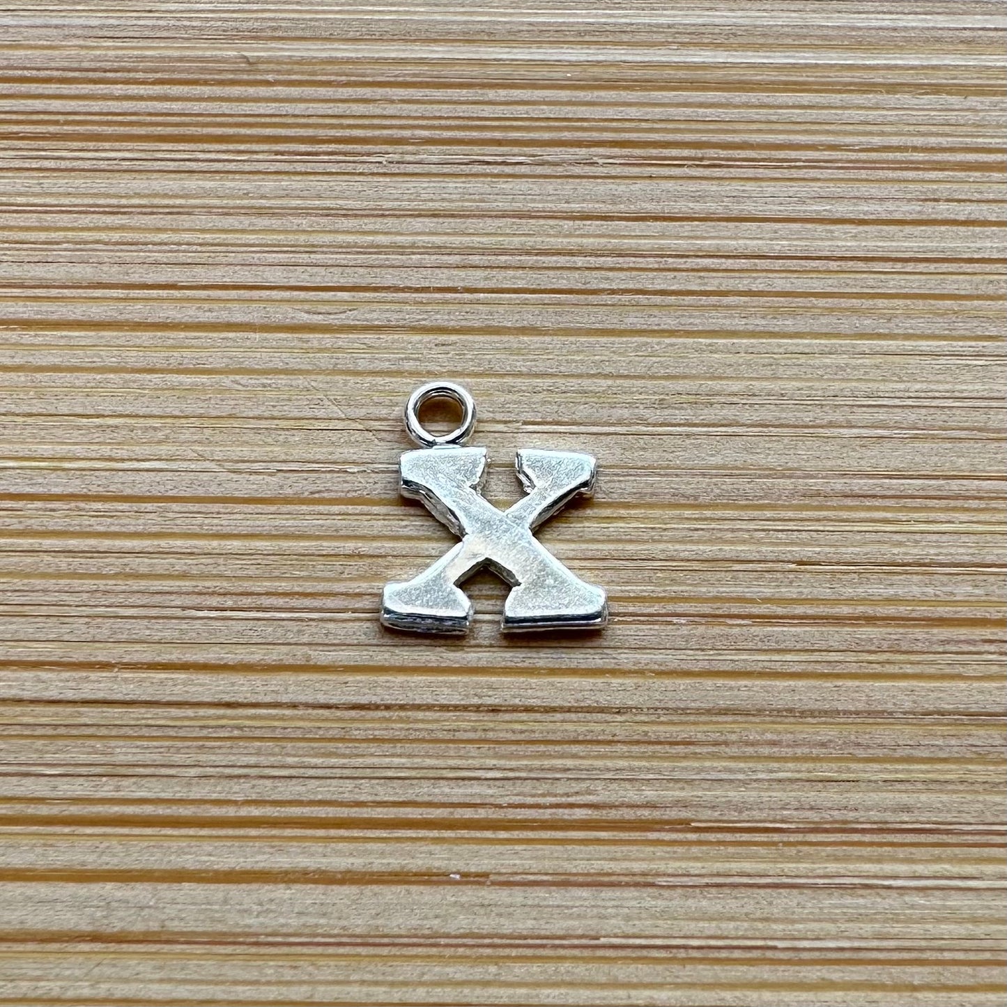 925 Sterling Silver Letter Charm