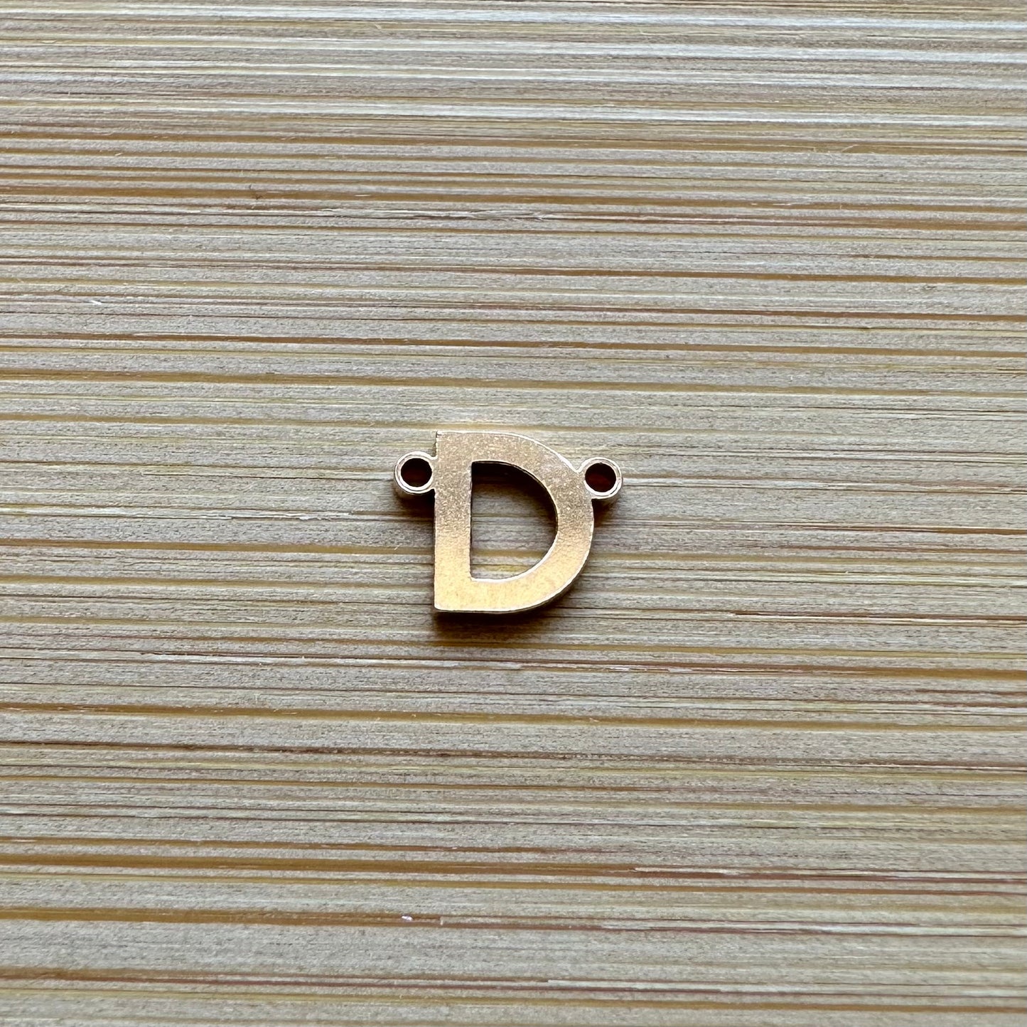 14K Gold Filled Letter Connector