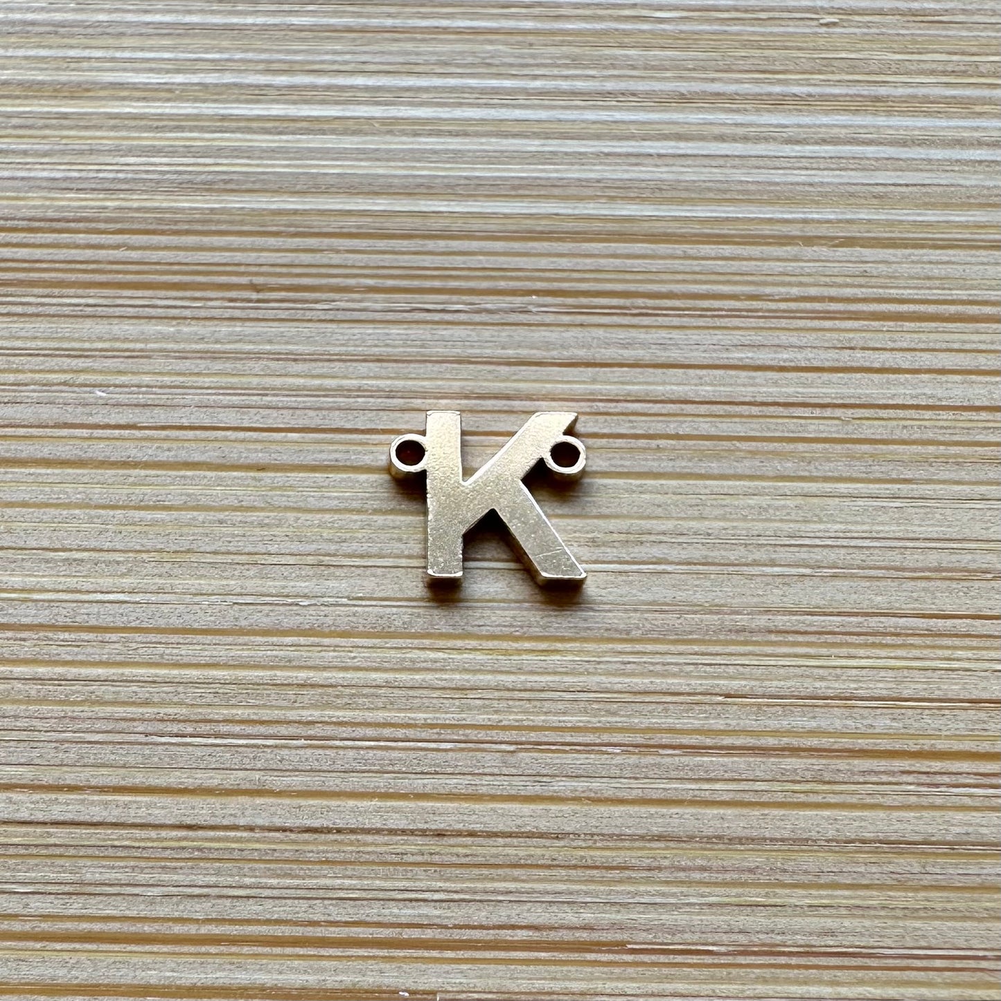 14K Gold Filled Letter Connector