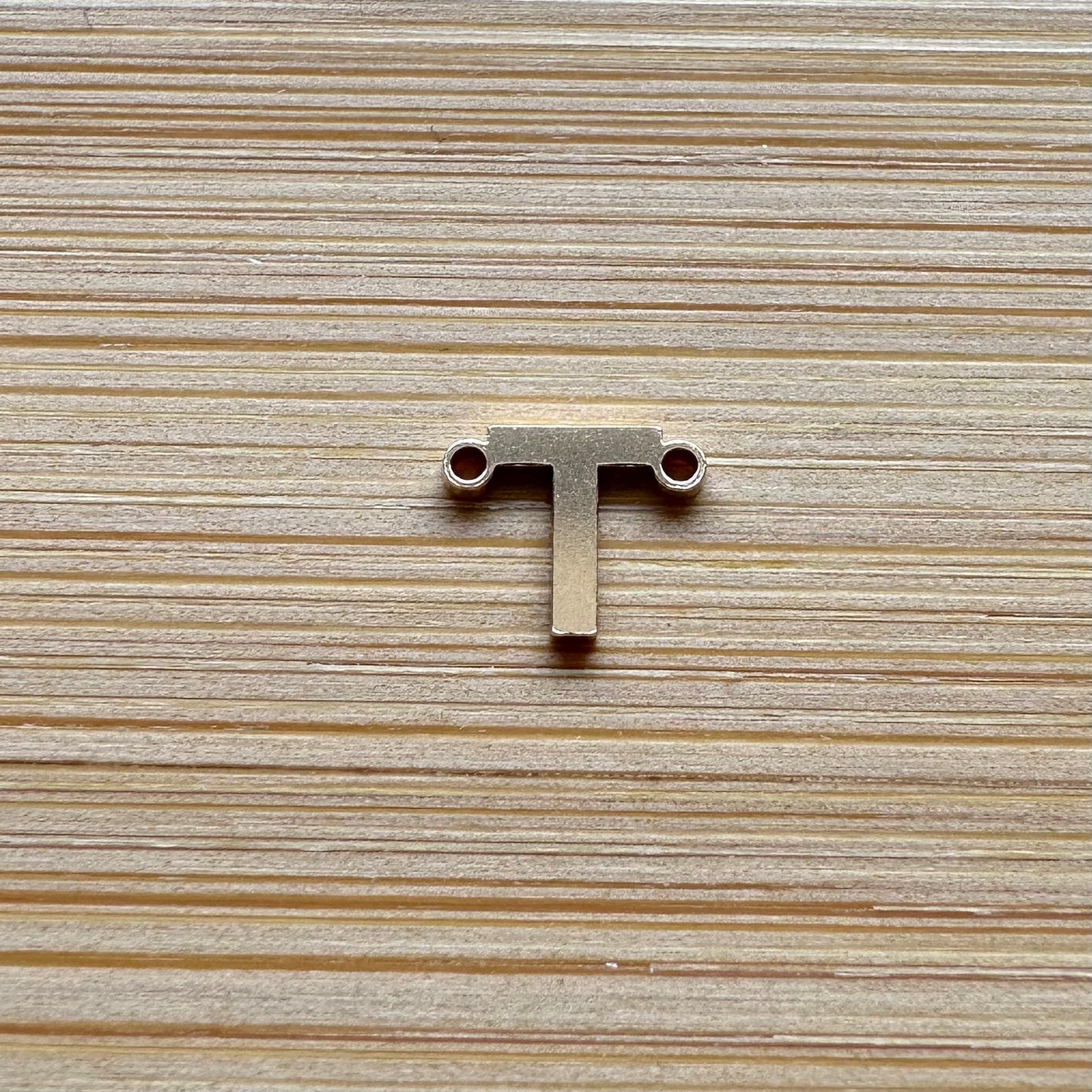 14K Gold Filled Letter Connector