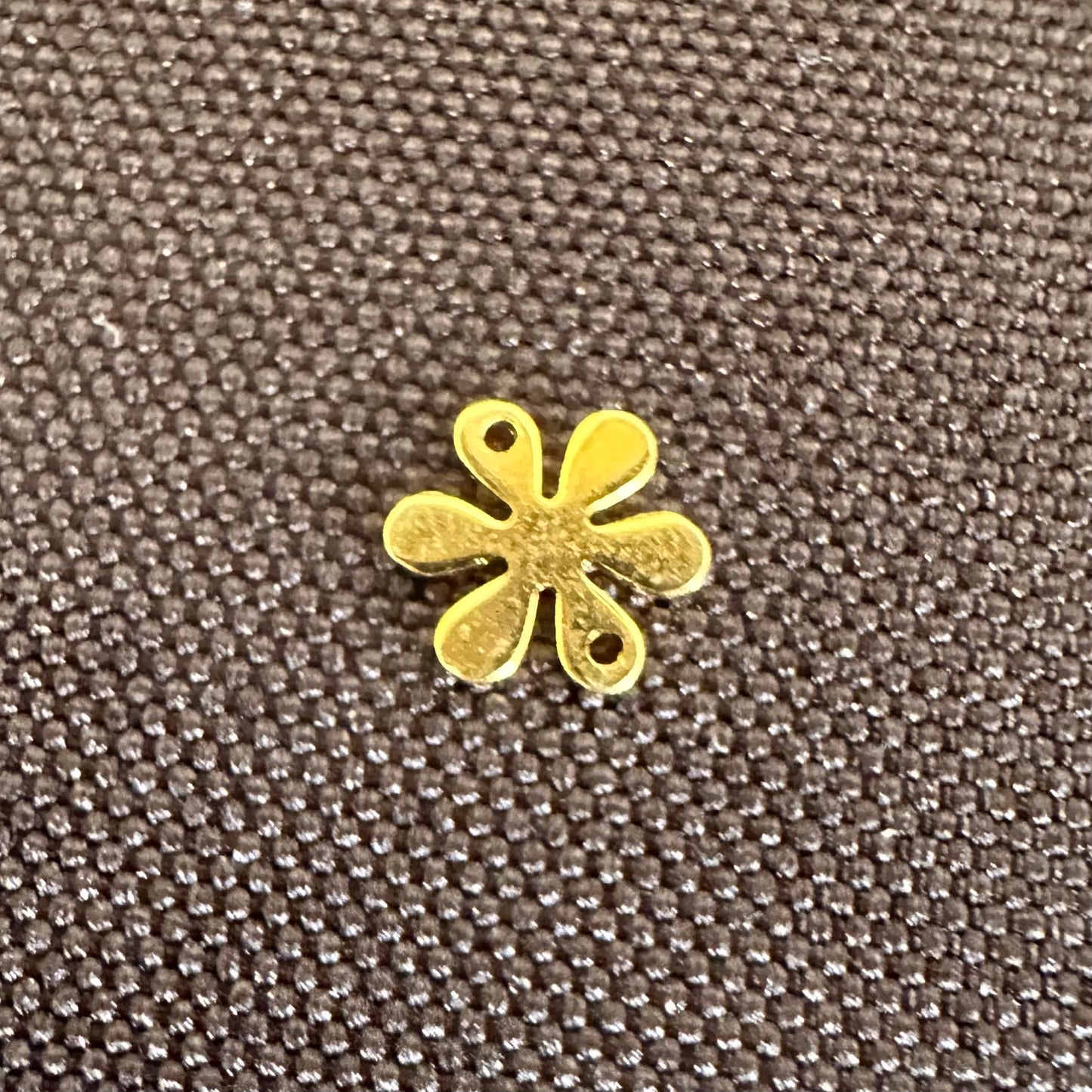 14K Gold Flower Connector