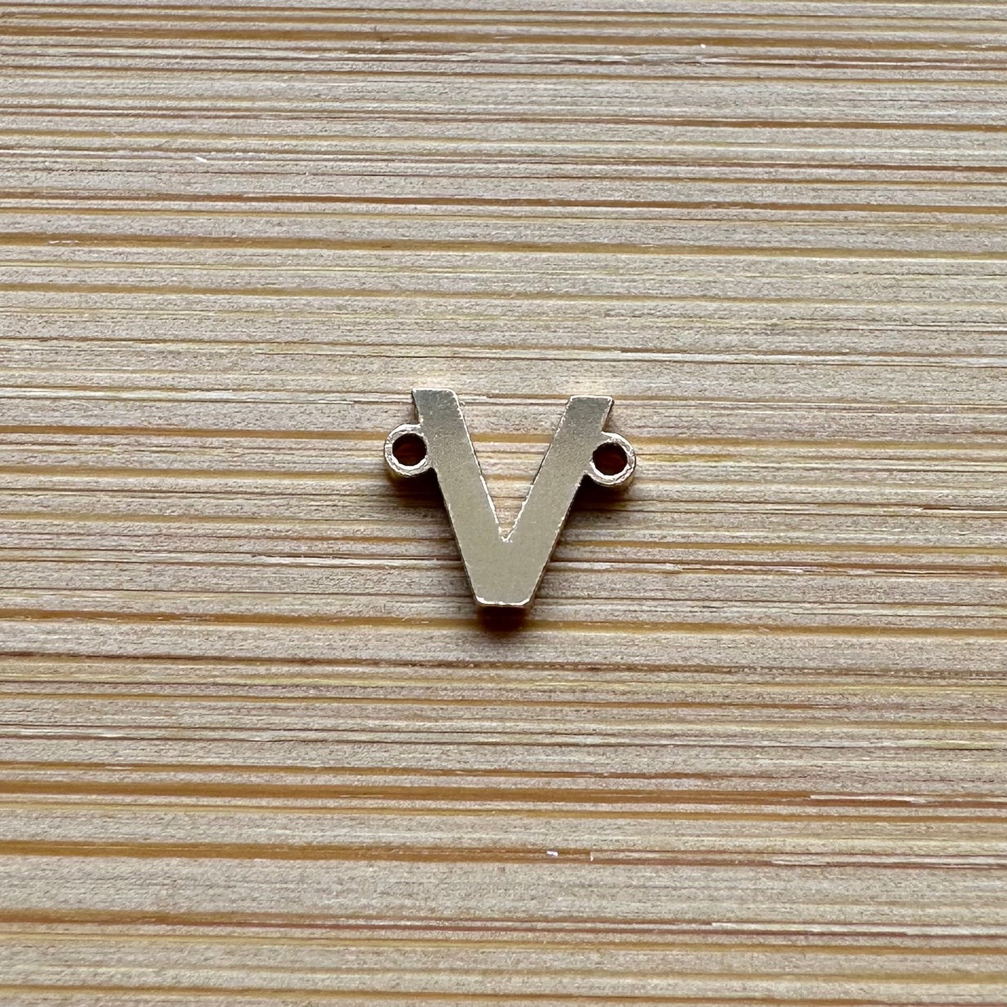 14K Gold Filled Letter Connector