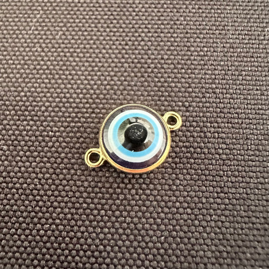 14K Gold Filled Evil Eye Connector