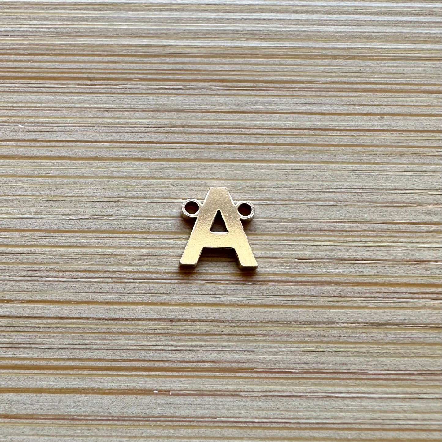 14K Gold Filled Letter Connector