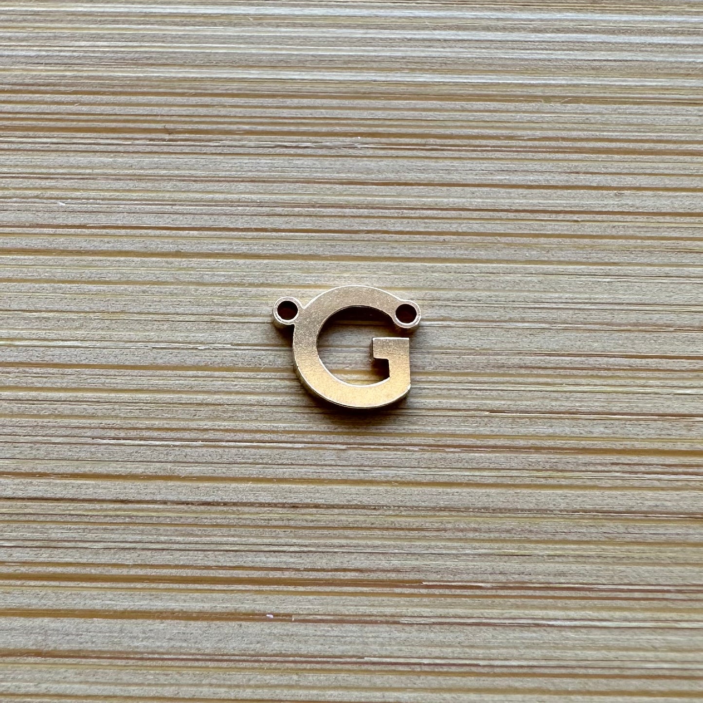 14K Gold Filled Letter Connector