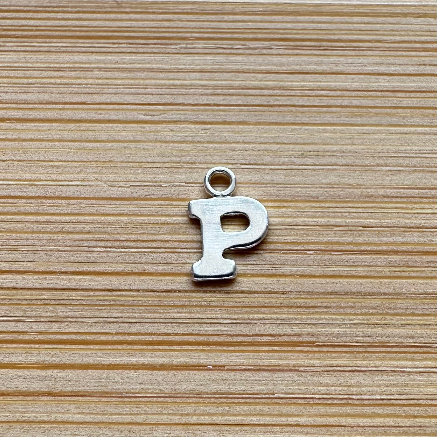 925 Sterling Silver Letter Charm