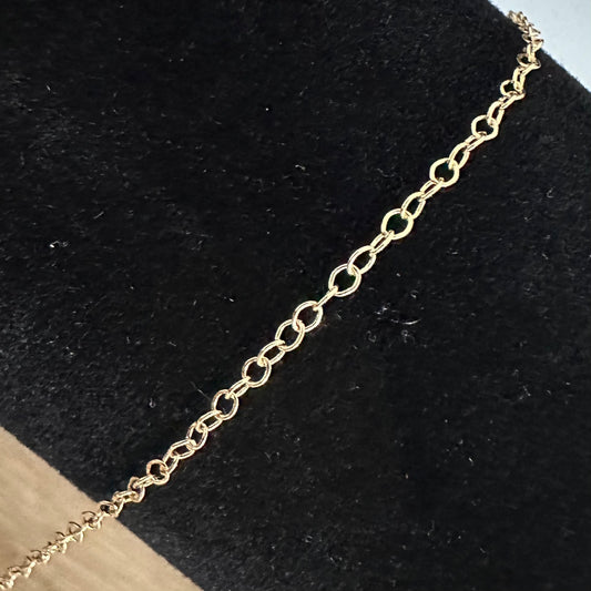 14K Gold Filled Round Cable Chain