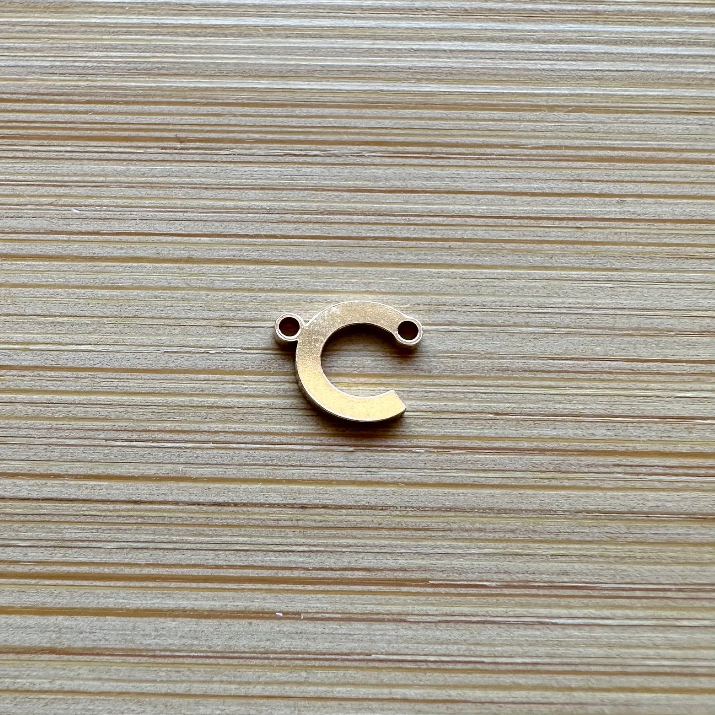 14K Gold Filled Letter Connector