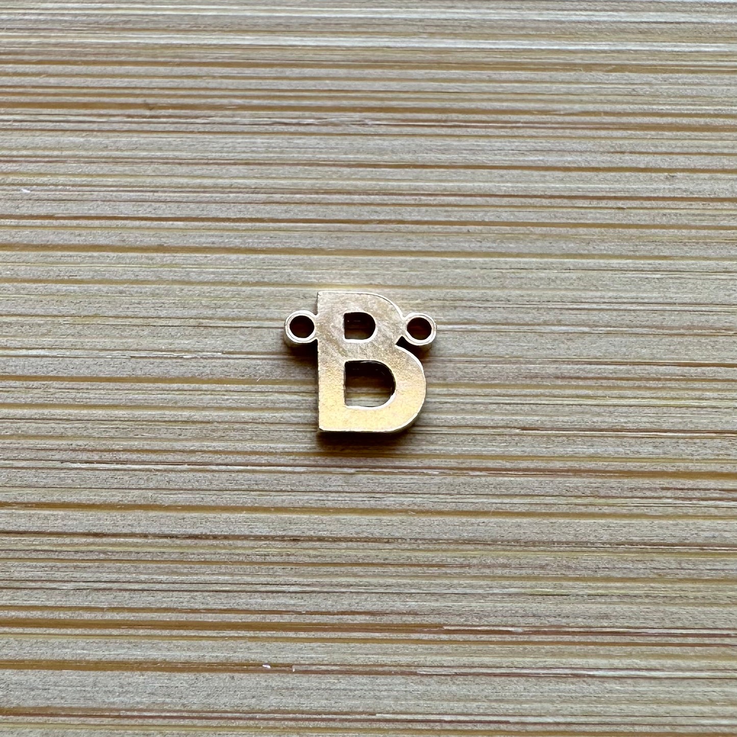 14K Gold Filled Letter Connector