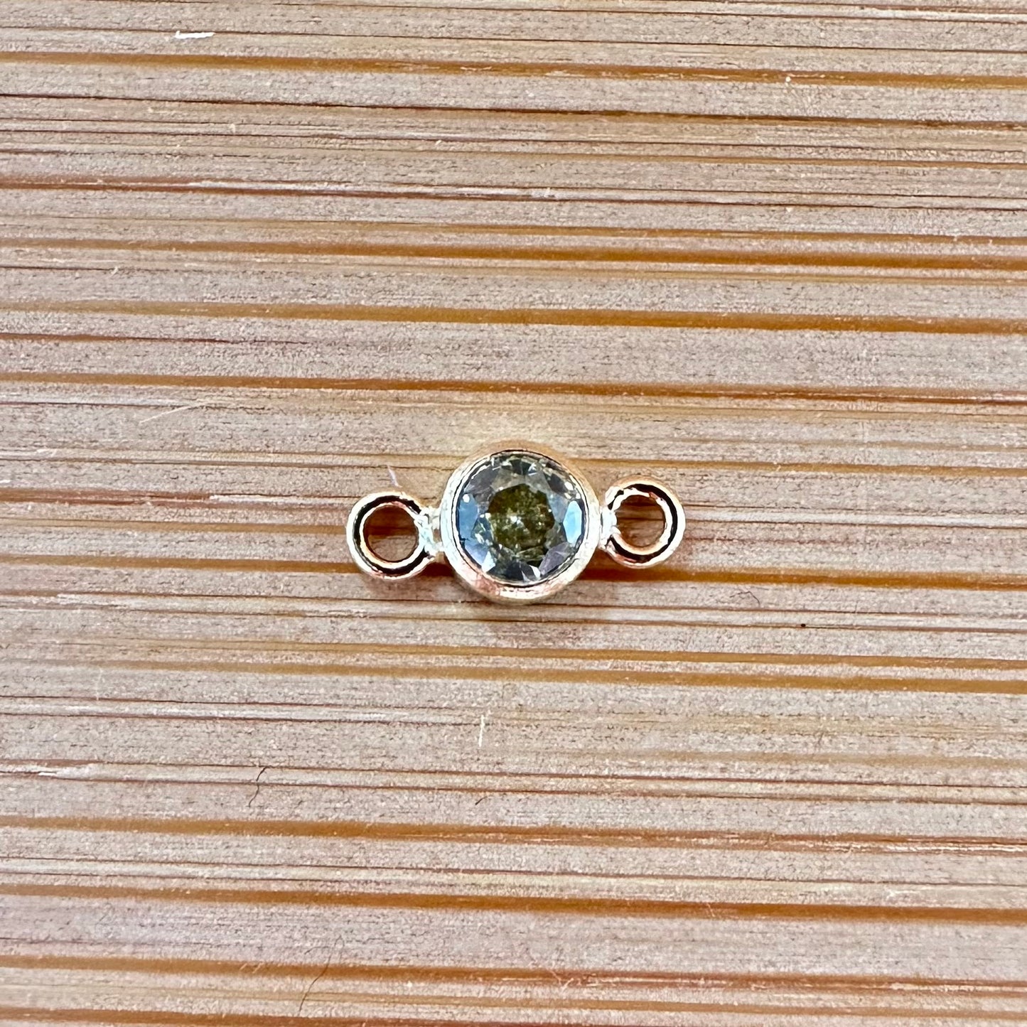 14K Gold Filled Birthstone Connector