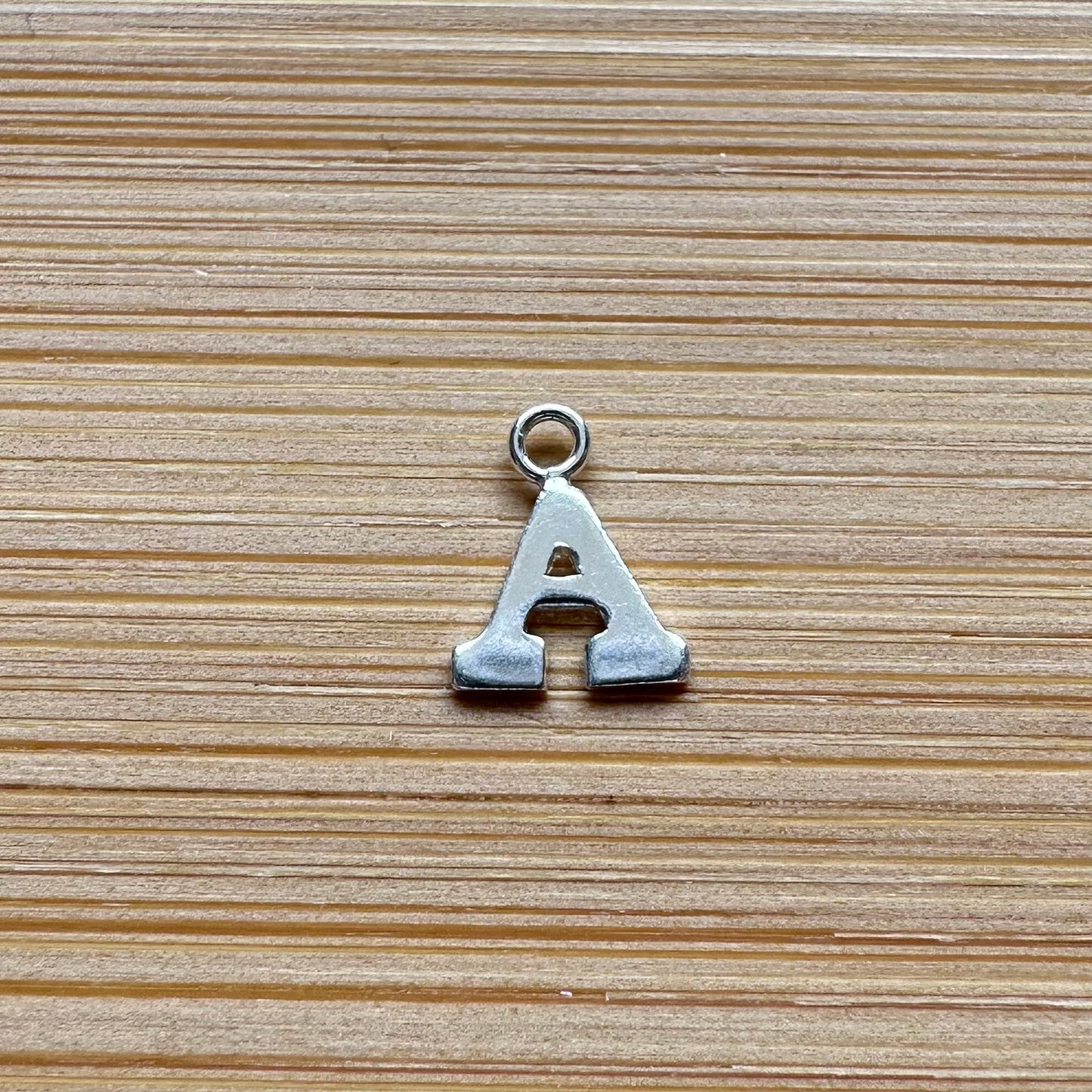 925 Sterling Silver Letter Charm