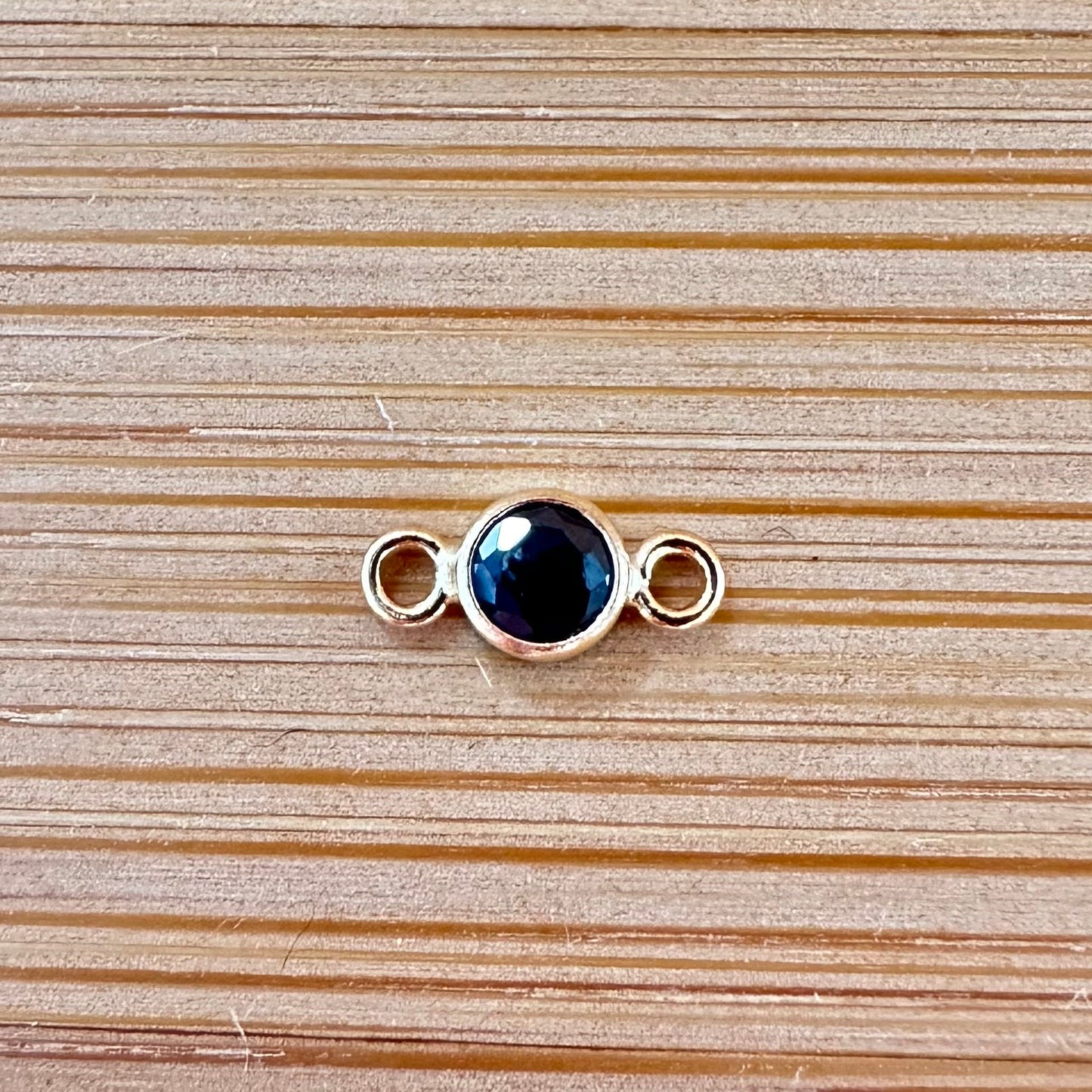 14K Gold Filled Birthstone Connector