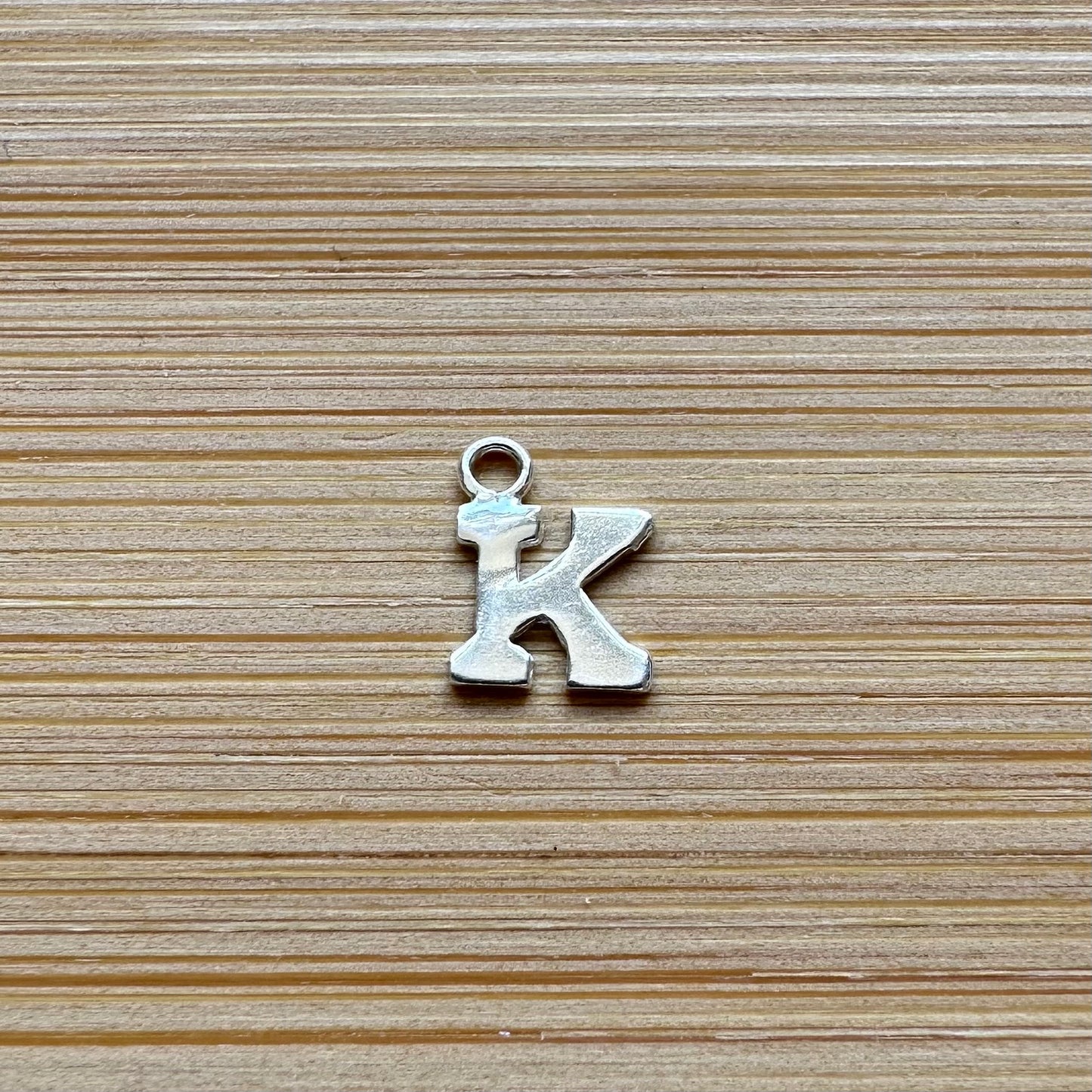 925 Sterling Silver Letter Charm