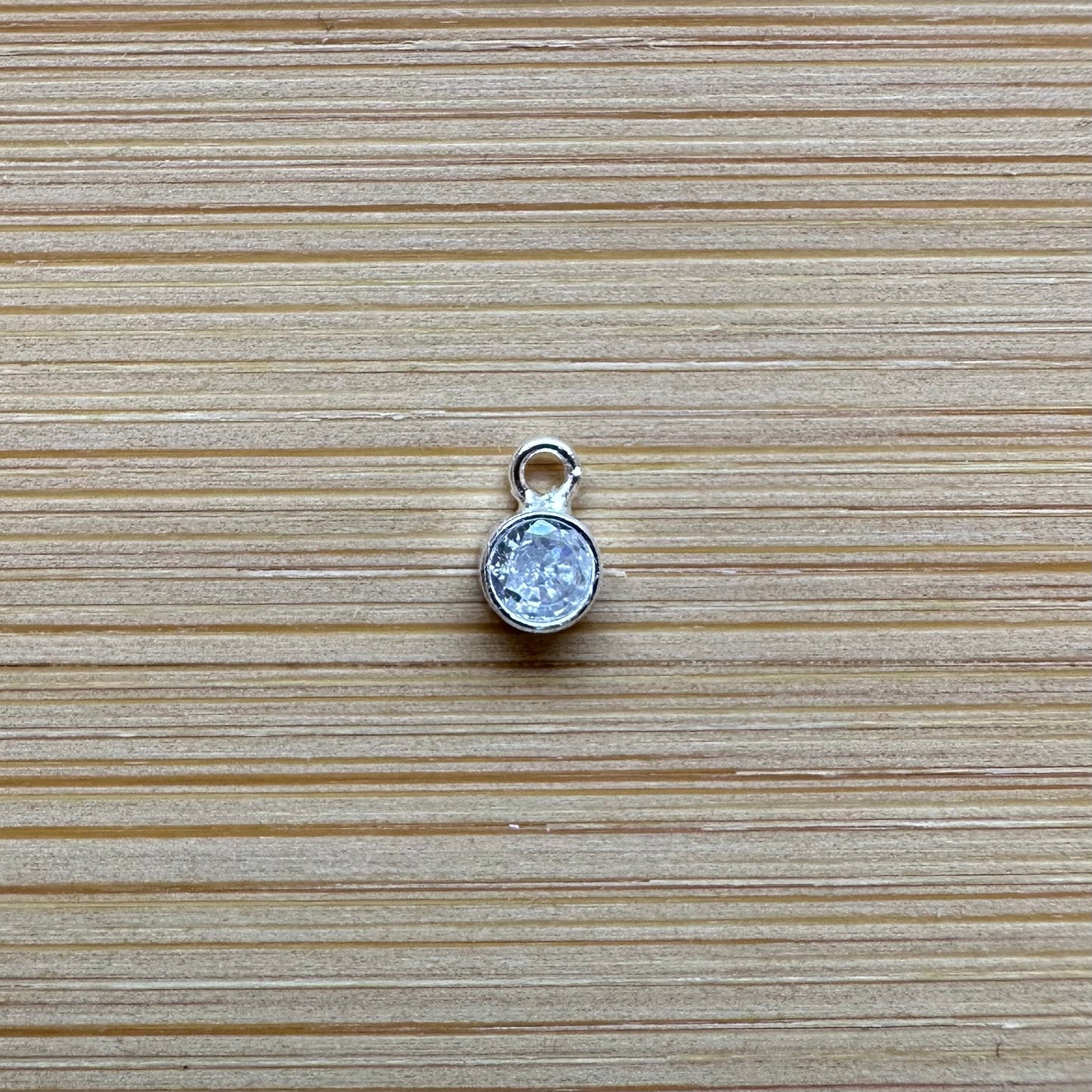 Sterling Silver Filled Birthstone Charm