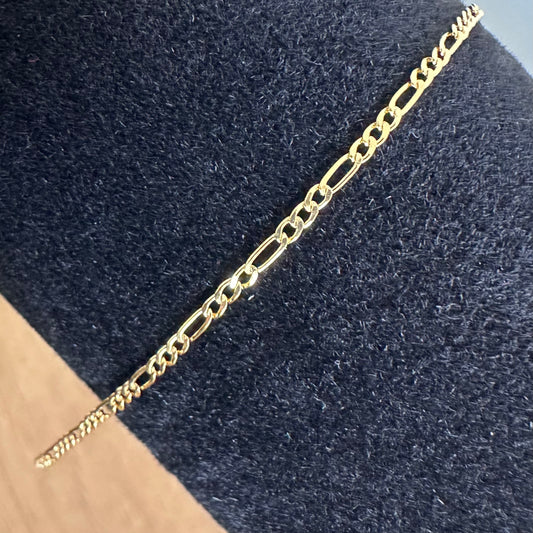 14K Gold Filled Figaro Chain