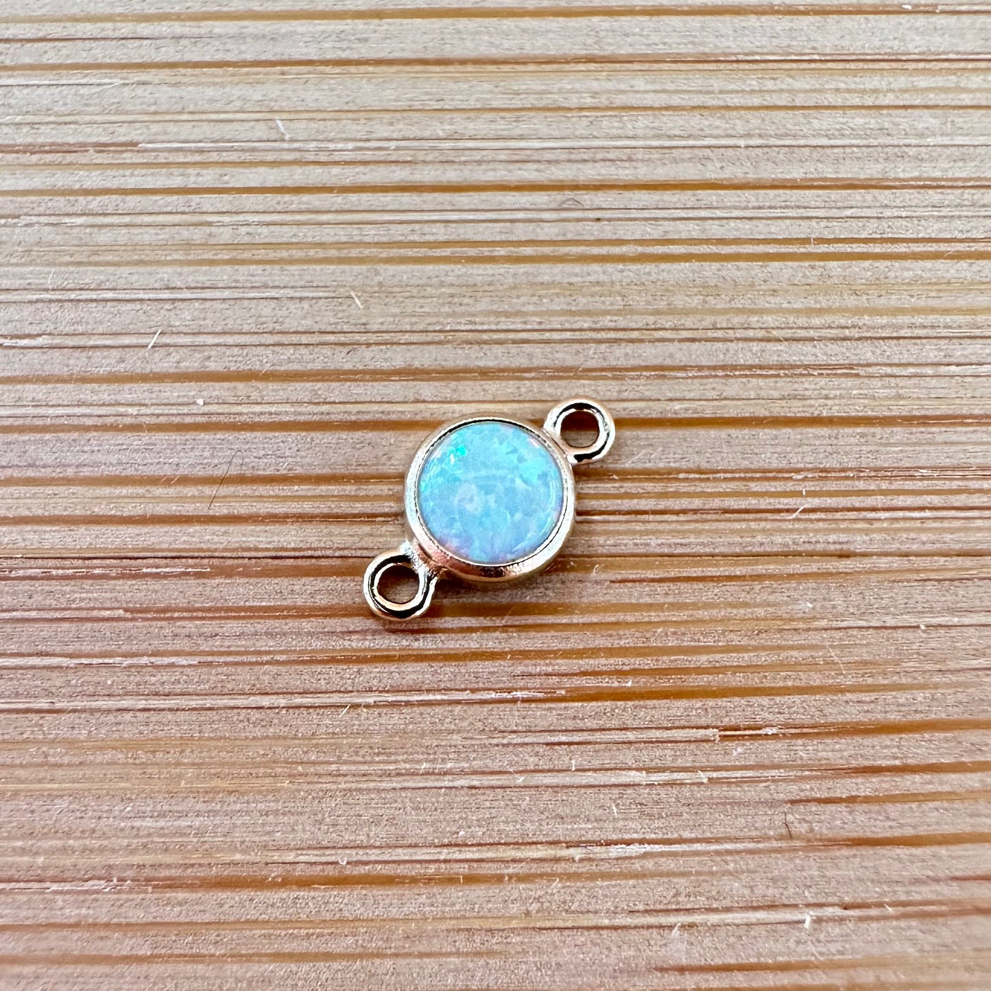 14K Gold Filled Opal Connector